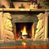 contemporary fireplace insert.